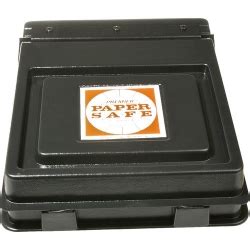 metal security box that fits 8 x 11 paper|Premier 8.5x11 Paper Safe .